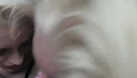 Two slutty babes are sharing stranger's cock inside the cab