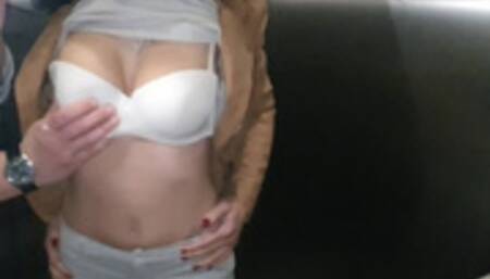 Fast fuck in Public Mens Toilet - Maria Kalos