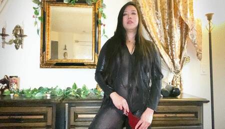 Domina Mara Paddles then Rewards you By Fingering your Hole