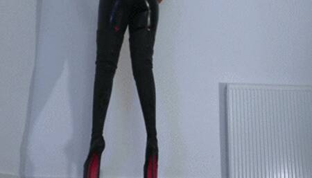 Custom: Rubber love and sky high boots