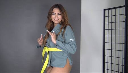 SCARLETT EARNS HER ORANGE BELT (4K)