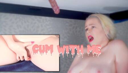 Iris Keenkade Milking Table Oil Fetish - Listen While I Cum and Ruin His Orgasm! HD