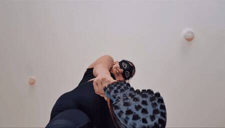 Trampling your face under trail running shoes (small version)