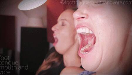 Agnes and Riley Yawning