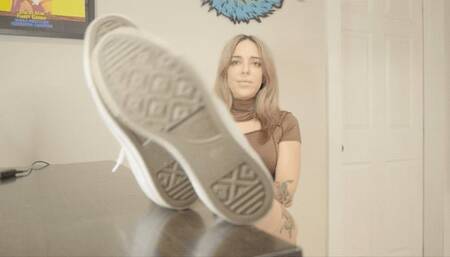 White Converse Sneaker Worship