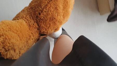 POV Seducing Teddy in Leather Guess Boots WMV