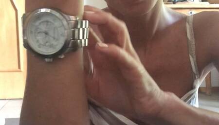 Coxy wearing her MK8086 (vertical phone version)