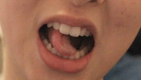 Aurora's Teeth Tease and Arousal