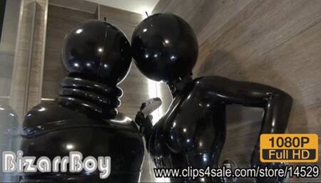 Lola Noir - The Rubber Dolls Under The Shower - HD