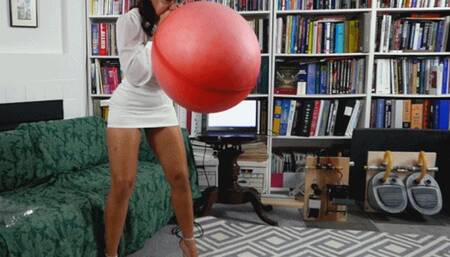 Women Blowing Up Hot Water Bottles (MP4 1080p)