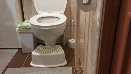 Toilet visit in the middle of the night