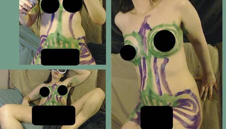 Hairy, Sloppy Body Painting