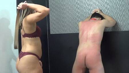 NICOLE SPANKING MLE SLAVE LITTLE MOUSE FULLEDITION AND BALLBUSTIN