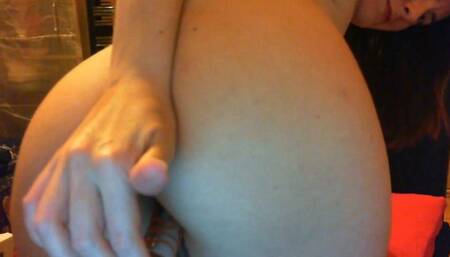 Sweaty masturbation after workout