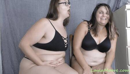 Layla Moore's BIG Burps In Jojo Lavan's Face, HD*