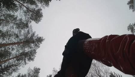 Trampled Under Giantess In PVC Boots WMV