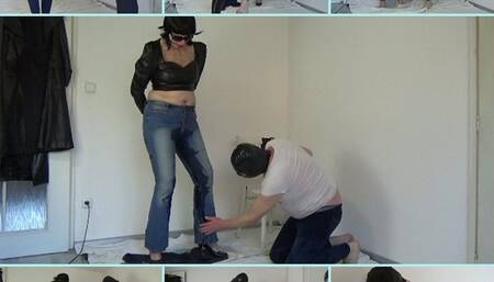 Perverse wet jeans games of married couple 4
