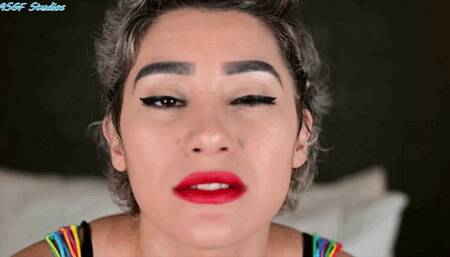 * CUSTOM * When Sahrye rolls her eyes, you stroke! - MP4