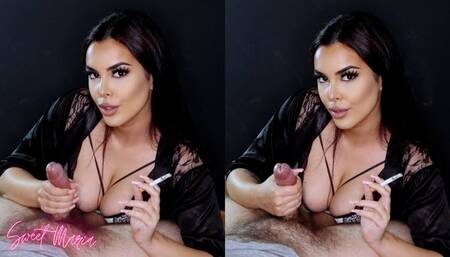 Smoking handjob with Sweet Maria ~ Sweet Maria