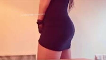 Girly farts in a dress and skirt