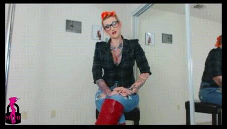 Jerking at Work Boss Humiliation