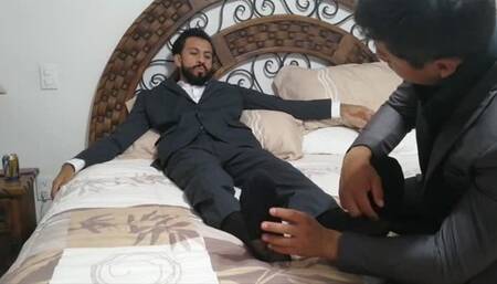 GIOVINCO Y RAFAEL SE HACEN COSQUILLAS