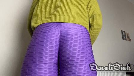 Purple Yoga Pants Worship