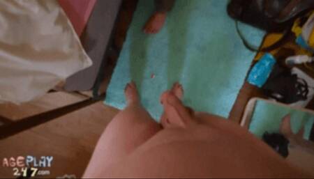 GAYBDL:  Boyfriend diapers you because you wet the bed AGAIN