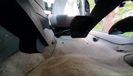 Pedal Pumping #34 VIEW UNDER PEDAL Stiletto Heels 4K