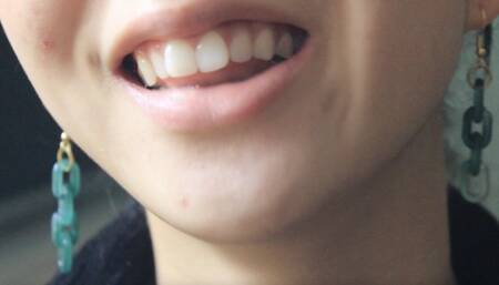 Aurora's Lovely Teeth Seduce You