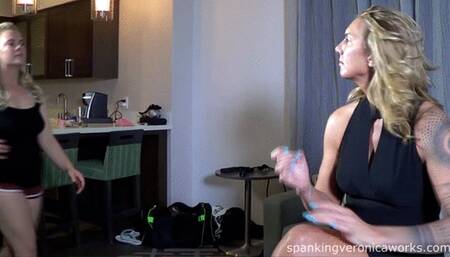 MILF Mikayla Spanks Bratty Assistant