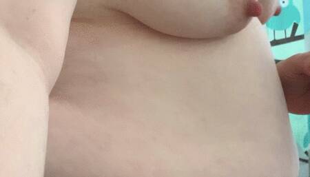 Bbw has cola and burps topless
