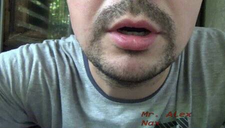 Jerk your cock and enjoy my smoking mouth!  WMV