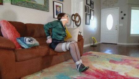 Curvy satin secretary helplessly hogtied (WMV HD 8000kbps)