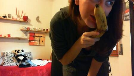 Dominated with a banana avi