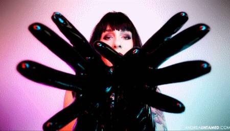 Latex Glove Tease - Mobile