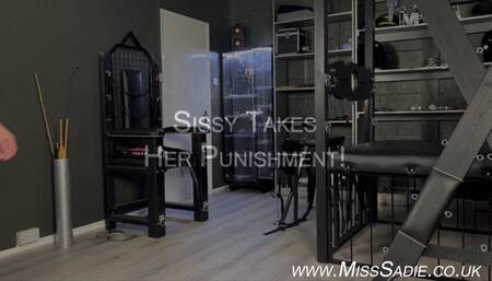 Sissy Takes Her Punishment!