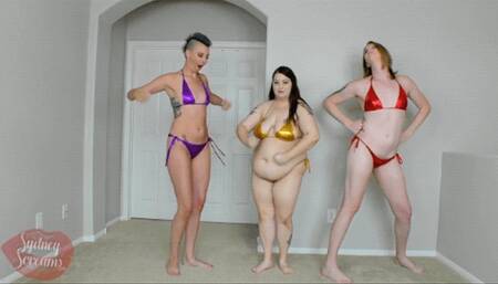 Bikini Babes Lift & Carry Each Other ft Roxy Renee & Cassie Cummings - 720 WMV