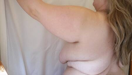 Ssbbw in the shower!