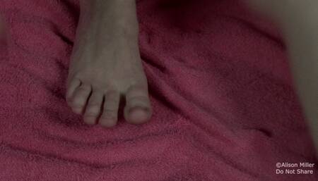 Panting My Toenails My Favorite Color!