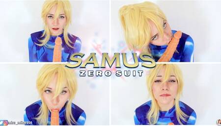 Zero Suit Samus Ahegao Blowjob