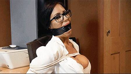 Charlie Monaco in: Or, You Could Just Tie Me Up? Stunning, Roped Up Health Professional Pleasure-Gagged With Her Own Medical Supplies! (WMV)