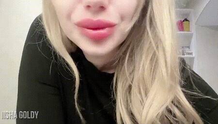 Extremely seductive & naughty Lips worship and JOI session WMV