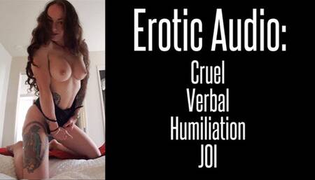 Erotic Audio: Cruel Verbal Humiliation JOI