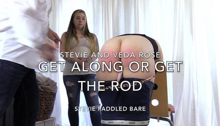 Get Along or get the Rod- Stevie Rose Paddled Bare - 1080p
