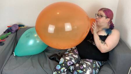 Three more blows – will the balloon survive?