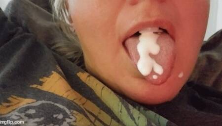 Creamy Pile on My Tongue