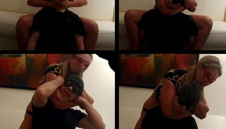 29) Extreme flying arm choking !! - POV2