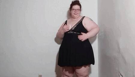 Tease in Black Babydoll