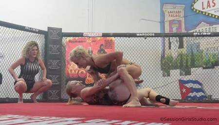 Jolene Hexx vs Lexi Art - Submission Female Wrestling - SD-MP4